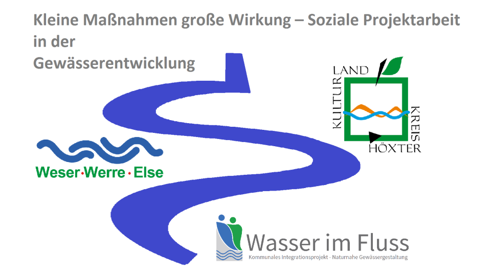 Logos zum Projekt "Wasser im Fluss"